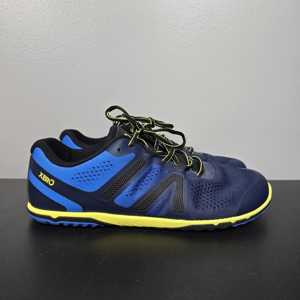 Xero Shoes Mens 10 Blue HFS II Barefoot Minimalist Running Sneakers Gym Training